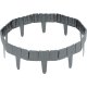 Garden Edging Plastic Lawn Border Plonos PL-962 8.2 ft 10-Pack, Grey