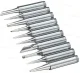 Soldering Iron Tips Set 10 pcs, Silver