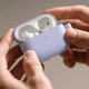 AmazingThing Glamour Protective Case for AirPods Pro 3 with Carabiner, Purple