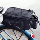 Wozinsky Bicycle Bike Pannier Bag Rear Trunk Bag with Shoulder Strap 9L black