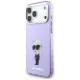 Karl Lagerfeld IML Aquarelle MagSafe Case for iPhone 17 Pro Max, Purple