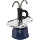 Bialetti MINI Express Joyful Memories Espresso Maker Set, Blue/Silver
