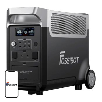 Fossibot F3600 Pro 3600W 3840Wh Power Station, Black