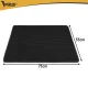 Cat Litter Trapping Mat Purlov 75x55cm EVA Honeycomb, Black