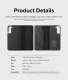 Ringke Folio Signature Flip Leather Case for Samsung Galaxy S22+ (S22 Plus), Black