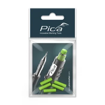 Replacement Eraser Set for Pica Fine Dry, 5 pcs, Green