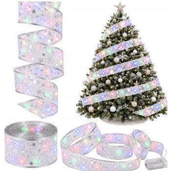 LED Christmas Ribbon 4m, 40 LED, White
