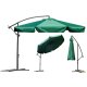 Salokāms dārza lietussargs, saulessargs, 8 segmentu, zaļš, 300cm | Folding Garden Umbrella