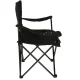 LUARO Folding Camping and Fishing Chair, Black