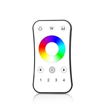 RGB/RGBW LED Remote Control Skydance R8 4-Zone Touch Wheel 2.4GHz