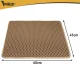 Cat Litter Trapping Mat Honeycomb 60x45cm Purlov, Beige