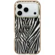 Guess IML Zebra Glitter MagSafe Case for iPhone 17 Pro / 18 Pro - Gold