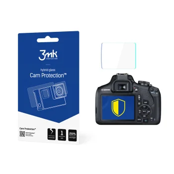 3mk Cam Protection Hybrid Glass for Canon EOS 2000D