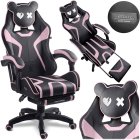 Ergonomic Gaming Chair with Footrest Specter Sofotel, black
