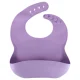 8-Piece Bear Silicone Tableware Set for Babies, Purple