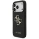 Guess iPhone 17 Pro Case Grained Big 4G & Classic Logo, Black