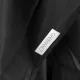 Gabbiano Hairdressing Cape with Rubber Collar, Black