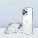 Joyroom Magnetic Defender Magnetic Phone Case Cover iPhone 14 Pro Max Armored Cover with Hooks Stand Clear (MagSafe...