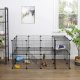 Leobert Modular Playpen for Small Animals, 2 Levels, Black