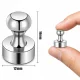 Neodymium Magnets for Fridge and Whiteboard, 16x12 mm, 16 pcs, Silver