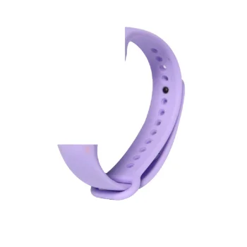 Devia Deluxe Sport Silicone Strap for Xiaomi Mi Band 5/6/7, Lavender