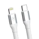 3mk Hyper Cable N-SERIES USB-C to Lightning Cable 1m 20W, White