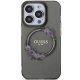Guess GUHMP15LHFWFCK iPhone 15 Pro 6.1" black/black hardcase IML Flowers Wreatch MagSafe