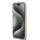 Dkny iPhone 15 Pro Max Case Leather Mono Stripe & Metal Logo, Pink