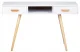 Vanity table, desk or console with 2 drawers, white