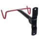 Maclean MC-430 Wall-Mounted Bike Rack, Steel, 30kg, Black/Red