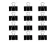 Binder Clips for Office and School 19mm 12 Pack, Black