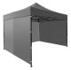 Pop-Up Gazebo 3x3m Automatic Event Tent MultiGarden, Grey