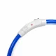 LED Dog Collar Adjustable Safety Light, blue
