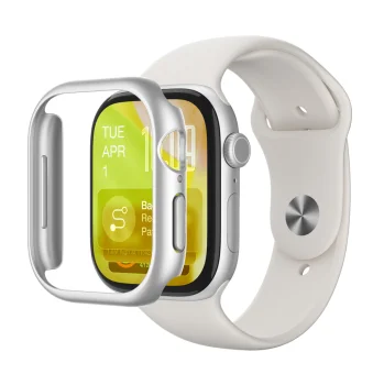 Apsauginis dėklas AmazingThing Minimal laikrodžiui Apple Watch Series 11 46mm, sidabrinis