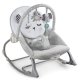 Nukido Baby Bouncer Rocker with Vibration, Grey