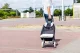 ModernHome 25L Shopping Trolley with Rubber Wheels, Black