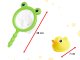 Baby Rubber Bath Toys Fishing Landing Net Animals, 6 pcs.
