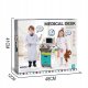 Toy Doctor Play Kit for Kids Pretend Medical Station Set with Accessories