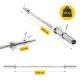 4FIZJO Straight Olympic Barbell Bar 220 cm, 20 kg