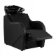 Hairdressing Wash Unit Gabbiano Carmen with Adjustable Footrest Black