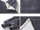 Warm Oversized Hoodie Blanket, Thick 2-in-1 Wearable Sweatshirt, Grey