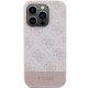 Guess 4G Stripe Collection case for iPhone 15 Pro - pink