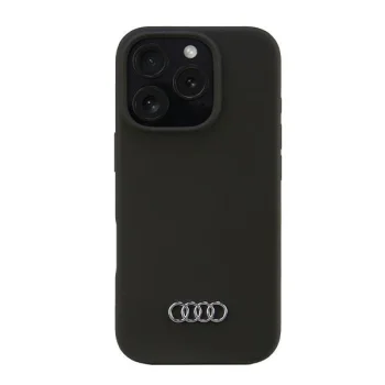 Audi Silicone Case for iPhone 16 Pro, Black