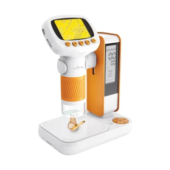 Maxlife MXDM-200 Digital Microscope with Tripod, Orange