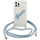 Guess iPhone 12 / 12 Pro Case Script Vintage, Blue