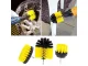 Cleaning Brushes for Drill / Screwdriver, 3 pcs, Black/Yellow
