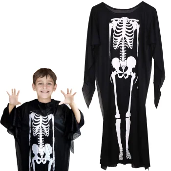 Skeleton Costume for Halloween and Fancy Dress Parties