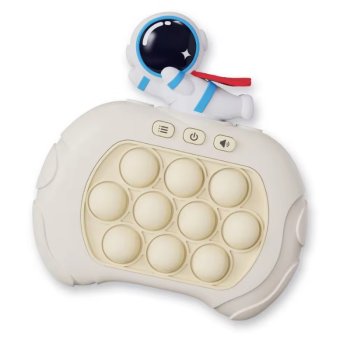 Electronic Pop It Game Astronaut, Memory & Focus Sensory Toy for Kids by Telcon, Beige