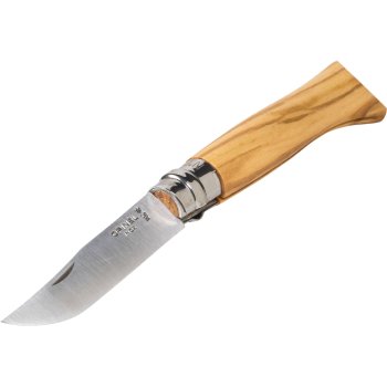 Opinel No. 08 kabatas nazis, olīvkoks