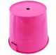 Practical balcony flower pot with handle 16 cm, pink